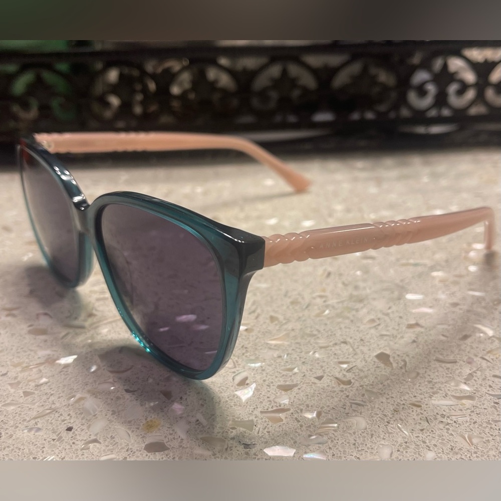Anne Klein Green and Pink Sunglasses AK7085
